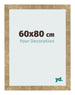 Fotokader 60x80cm Goud Antiek MDF Bologna Voorzijde Maat | Yourdecoration.be