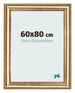 Fotokader 60x80cm Goud Antiek MDF Lazio Voorzijde Maat | Yourdecoration.be