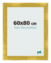 Fotokader 60x80cm Goud Vintage MDF Pisa Voorzijde Maat | Yourdecoration.be