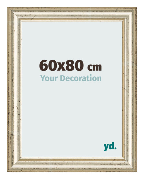 Fotokader 60x80cm Metaalglans MDF Lazio Voorzijde Maat | Yourdecoration.be