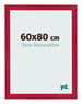 Fotokader 60x80cm Rood MDF Bologna Voorzijde Maat | Yourdecoration.be