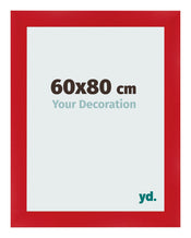 Fotokader 60x80cm Rood MDF Pisa Voorzijde Maat | Yourdecoration.be
