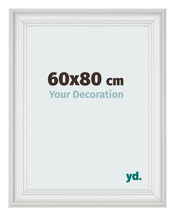 Fotokader 60x80cm Wit Geveegd MDF Lazio Voorzijde Maat | Yourdecoration.be