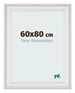 Fotokader 60x80cm Wit Geveegd MDF Lazio Voorzijde Maat | Yourdecoration.be