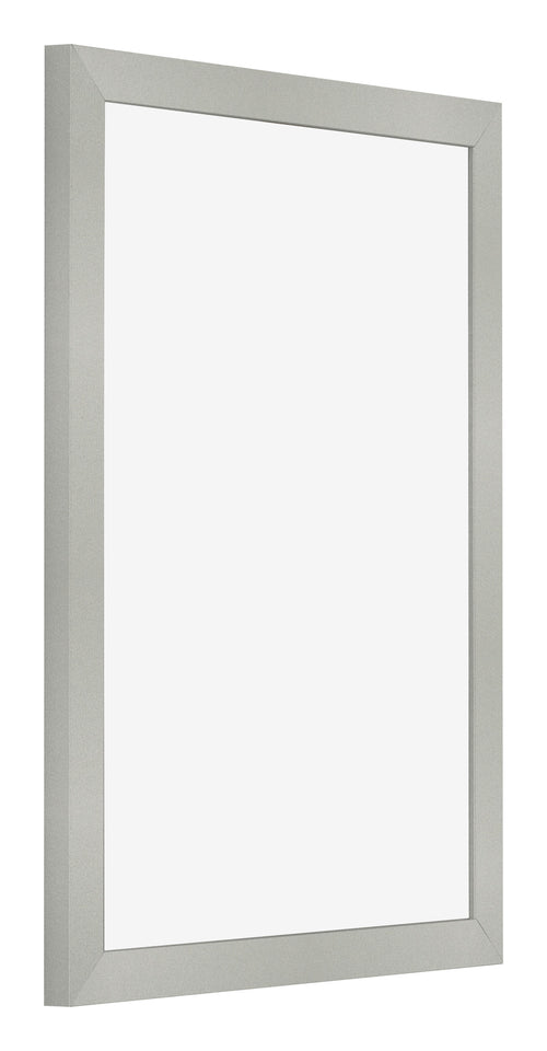 Fotokader 60x80cm Zilver Mat MDF Bologna Voorzijde Schuin | Yourdecoration.be
