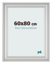 Fotokader 60x80cm Zilver Mat MDF Lazio Voorzijde Maat | Yourdecoration.be