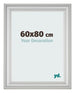 Fotokader 60x80cm Zilver Mat MDF Lazio Voorzijde Maat | Yourdecoration.be