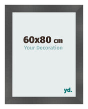 Fotokader 60x80cm Zwart Mat MDF Pisa Voorzijde Maat | Yourdecoration.be
