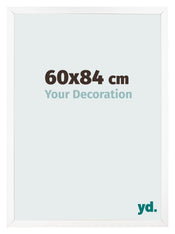 Fotokader 60x84 cm Wit Mat MDF Bologna Voorzijde Maat | Yourdecoration.be