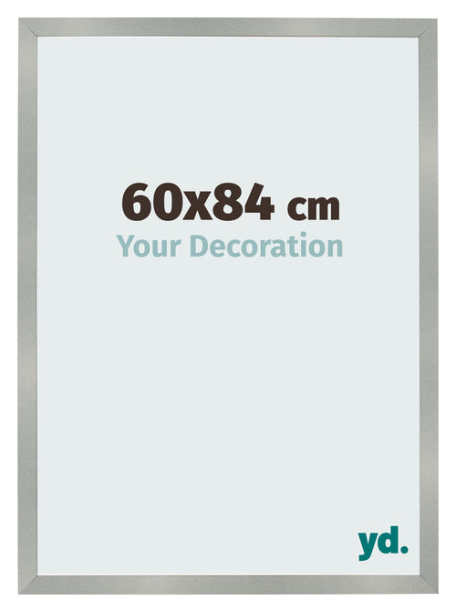 Fotokader 60x84cm Aluminium Geborsteld MDF Bologna Voorzijde Maat | Yourdecoration.be