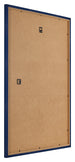 Fotokader 60x84cm Donkerblauw Geveegd MDF Bologna Achterzijde Schuin | Yourdecoration.be