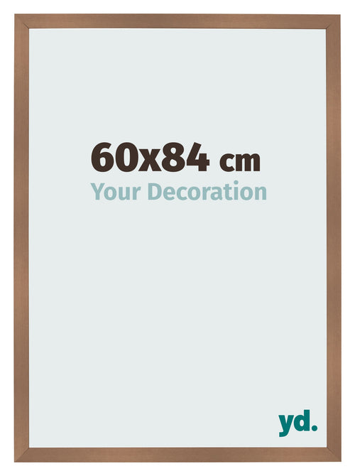 Fotokader 60x84cm Koper Decor MDF Bologna Voorzijde Maat | Yourdecoration.be