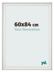 Fotokader 60x84cm Wit Geveegd MDF Lazio Voorzijde Maat | Yourdecoration.be