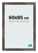 Fotokader 60x85 cm Geoxideerd Metaal MDF Bologna Voorzijde Maat | Yourdecoration.be