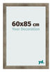 Fotokader 60x85 cm Metaal Vintage MDF Bologna Voorzijde Maat | Yourdecoration.be