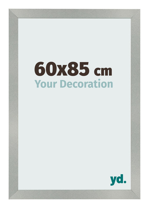 Fotokader 60x85cm Aluminium Geborsteld MDF Bologna Voorzijde Maat | Yourdecoration.be