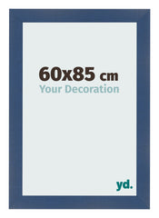 Fotokader 60x85cm Donkerblauw Geveegd MDF Pisa Voorzijde Maat | Yourdecoration.be
