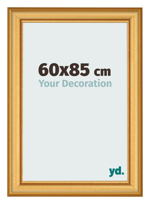 Fotokader 60x85cm Goud Mat MDF Lazio Voorzijde Maat | Yourdecoration.be