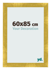 Fotokader 60x85cm Goud Vintage MDF Pisa Voorzijde Maat | Yourdecoration.be