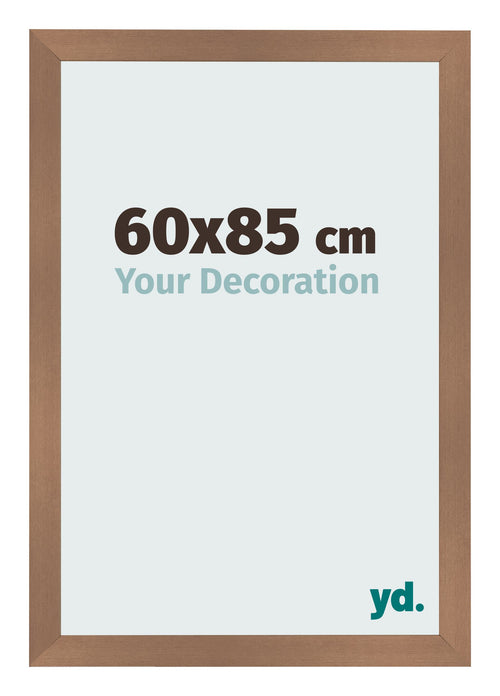 Fotokader 60x85cm Koper Decor MDF Bologna Voorzijde Maat | Yourdecoration.be