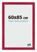 Fotokader 60x85cm Rood MDF Bologna Voorzijde Maat | Yourdecoration.be