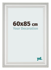 Fotokader 60x85cm Wit Geveegd MDF Lazio Voorzijde Maat | Yourdecoration.be