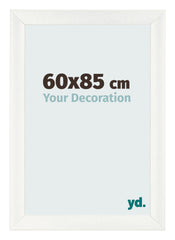 Fotokader 60x85cm Wit Geveegd MDF Pisa Voorzijde Maat | Yourdecoration.be