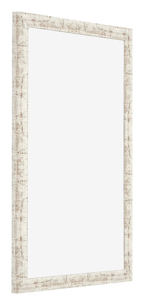 Fotokader 60x85cm Wit Vintage MDF Bologna Voorzijde Schuin | Yourdecoration.be