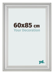Fotokader 60x85cm Zilver Mat MDF Lazio Voorzijde Maat | Yourdecoration.be