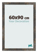 Fotokader 60x90 cm Geoxideerd Metaal MDF Bologna Voorzijde Maat | Yourdecoration.be