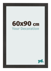 Fotokader 60x90 cm Zwart Mat MDF Bologna Voorzijde Maat | Yourdecoration.be