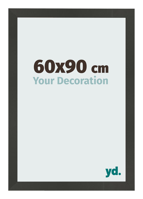 Fotokader 60x90cm Antraciet MDF Bologna Voorzijde Maat | Yourdecoration.be