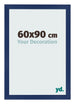Fotokader 60x90cm Donkerblauw Geveegd MDF Bologna Voorzijde Maat | Yourdecoration.be