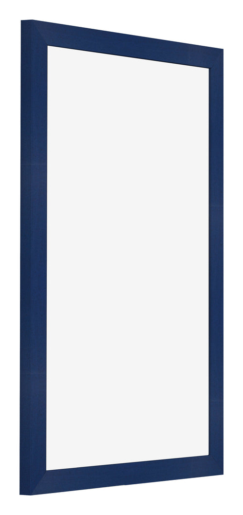 Fotokader 60x90cm Donkerblauw Geveegd MDF Bologna Voorzijde Schuin | Yourdecoration.be