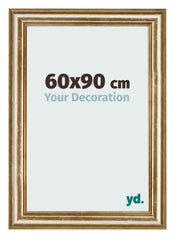 Fotokader 60x90cm Goud Antiek MDF Lazio Voorzijde Maat | Yourdecoration.be