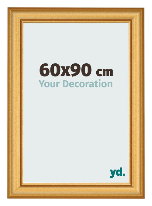 Fotokader 60x90cm Goud Mat MDF Lazio Voorzijde Maat | Yourdecoration.be