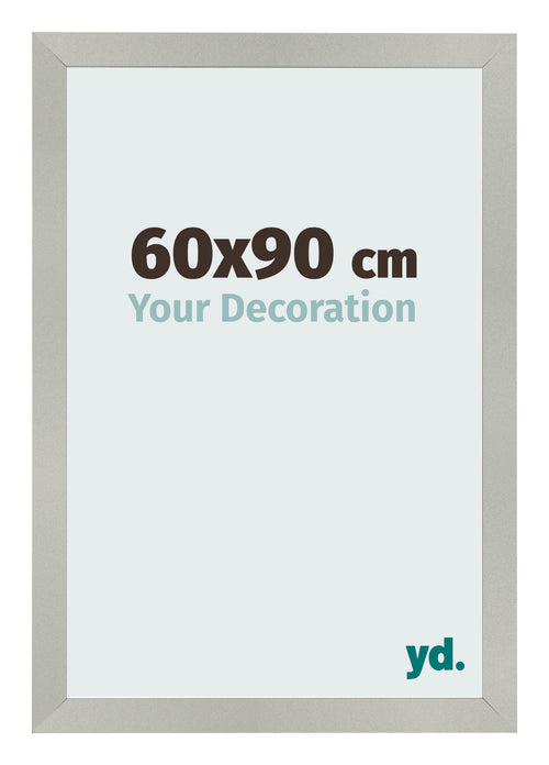 Fotokader 60x90cm Zilver Mat MDF Bologna Voorzijde Maat | Yourdecoration.be