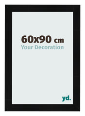 Fotokader 60x90cm Zwart Hoogglans MDF Pisa Voorzijde Maat | Yourdecoration.be