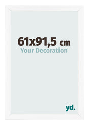 Fotokader 61x91 5 cm Wit Mat MDF Bologna Voorzijde Maat | Yourdecoration.be