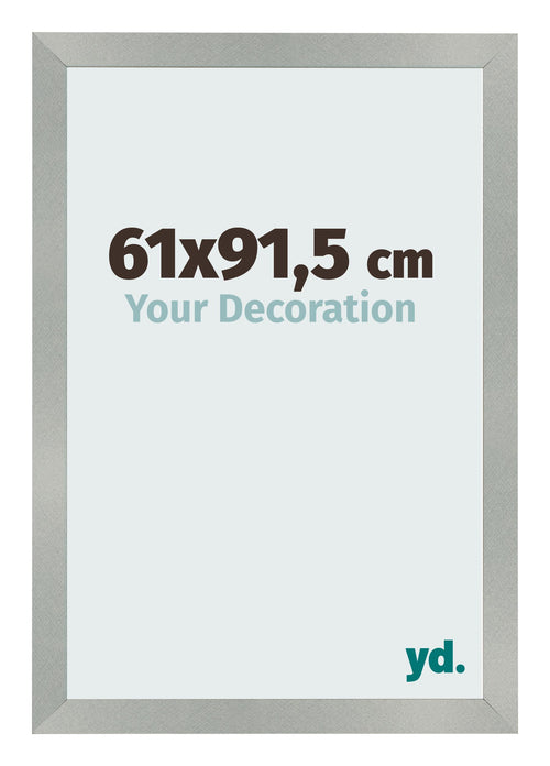 Fotokader 61x91 5cm Aluminium Geborsteld MDF Bologna Voorzijde Maat | Yourdecoration.be