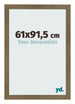 Fotokader 61x91 5cm Brons Decor MDF Bologna Voorzijde Maat | Yourdecoration.be