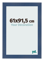 Fotokader 61x91 5cm Donkerblauw Geveegd MDF Pisa Voorzijde Maat | Yourdecoration.be