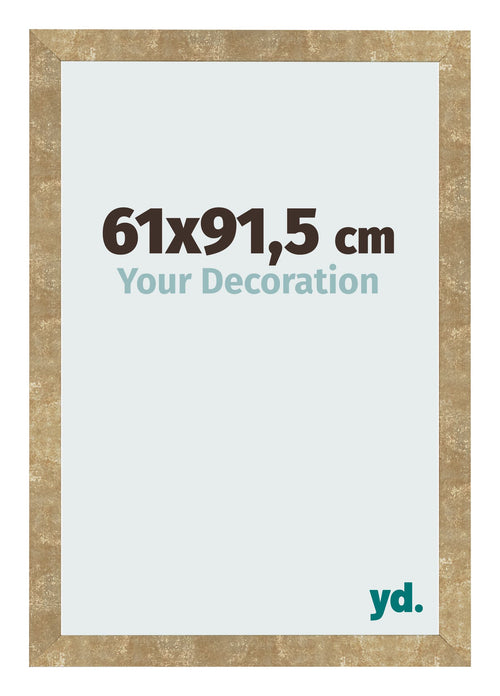 Fotokader 61x91 5cm Goud Antiek MDF Bologna Voorzijde Maat | Yourdecoration.be