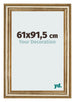 Fotokader 61x91 5cm Goud Antiek MDF Lazio Voorzijde Maat | Yourdecoration.be