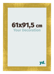 Fotokader 61x91 5cm Goud Vintage MDF Pisa Voorzijde Maat | Yourdecoration.be