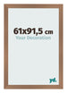 Fotokader 61x91 5cm Koper Decor MDF Bologna Voorzijde Maat | Yourdecoration.be
