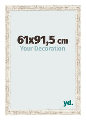 Fotokader 61x91 5cm Wit Vintage MDF Bologna Voorzijde Maat | Yourdecoration.be