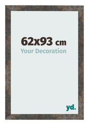 Fotokader 62x93 cm Geoxideerd Metaal MDF Bologna Voorzijde Maat | Yourdecoration.be