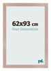 Fotokader 62x93 cm Oudroze MDF Bologna Voorzijde Maat | Yourdecoration.be