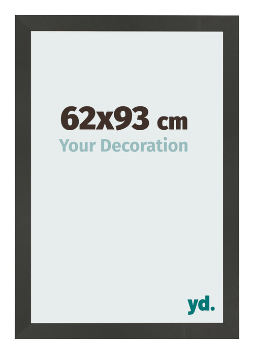 Fotokader 62x93cm Antraciet MDF Bologna Voorzijde Maat | Yourdecoration.be